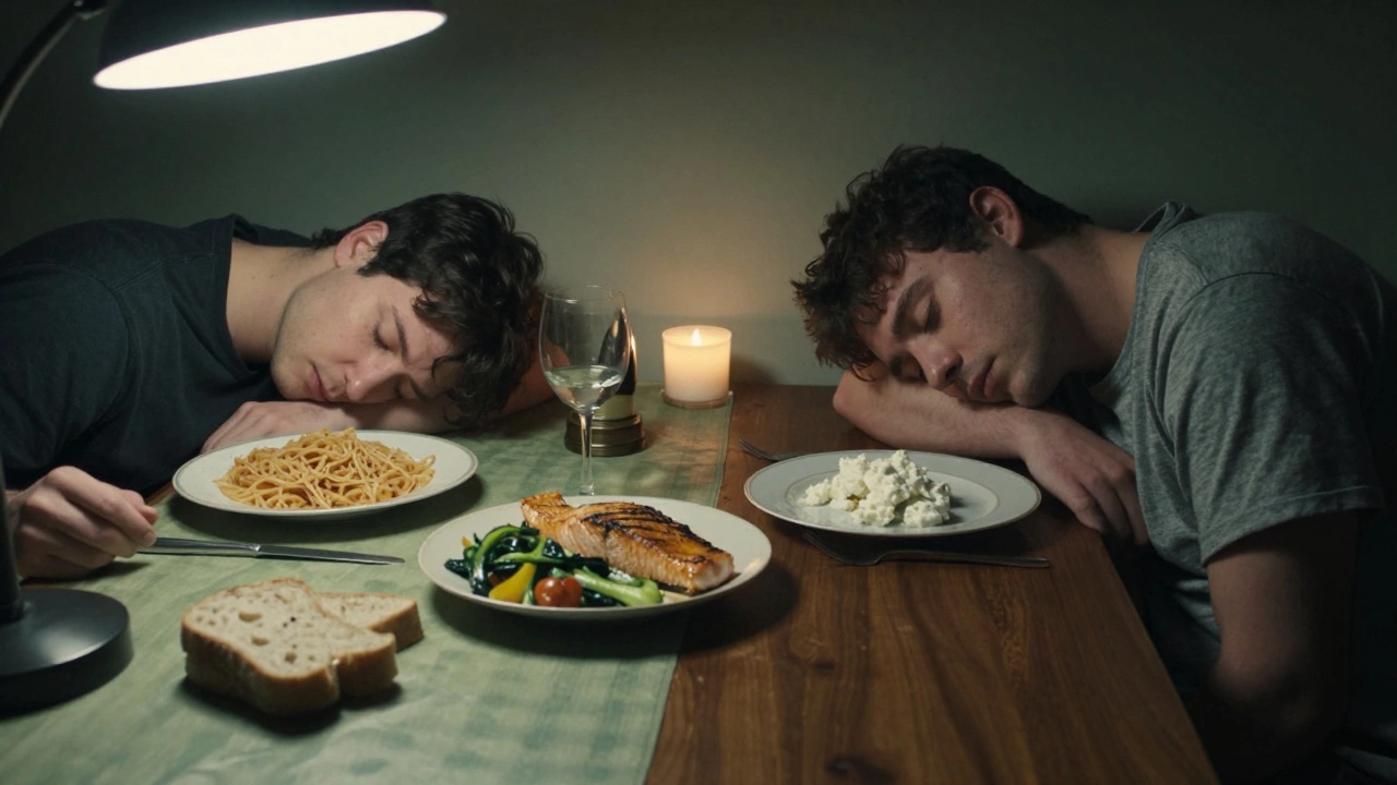 Два ужина: углеводы против белка — разница в качестве сна