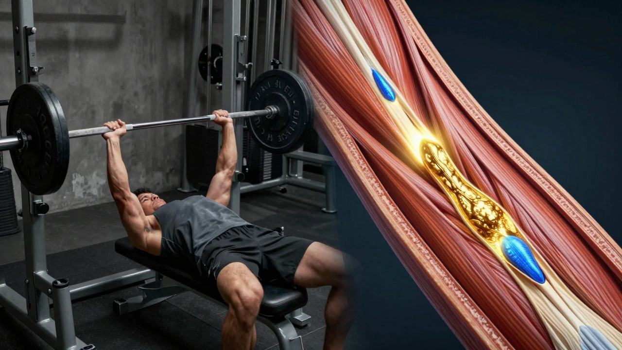 Сравнение тренировки в зале и процесса роста мышечных волокон