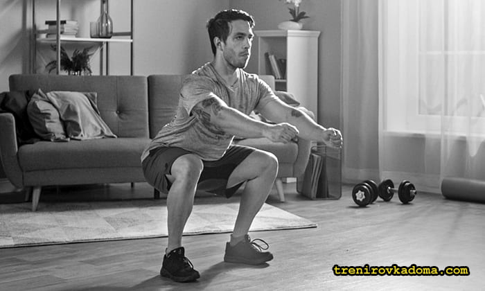 Тренировка ног дома для мужчин